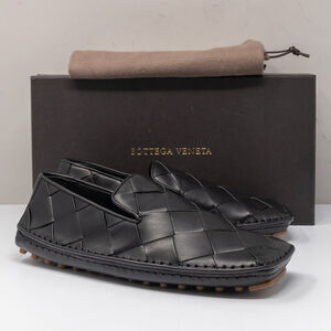Bottega Veneta Intrecciato Black Douglas Maxi Loafers - Size 37 EU (7US)